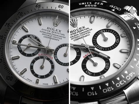 diff between steel and ceramic rolex|Rolex daytona vs 116520.